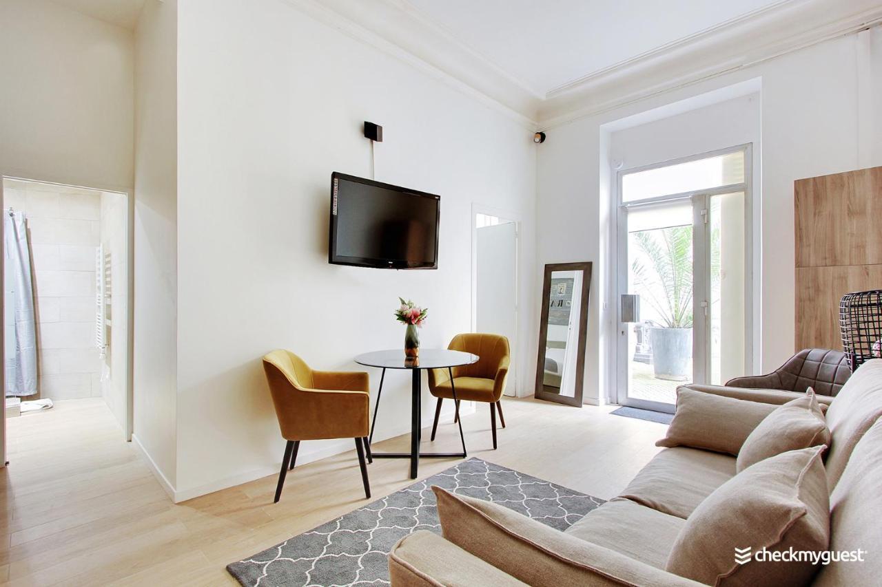 Modern Apartment - 1Br-4P - Le Marais Париж Экстерьер фото